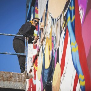 amin brush at big wall festival maroc