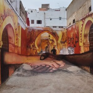 big wall festival maroc 3d art aminbrush