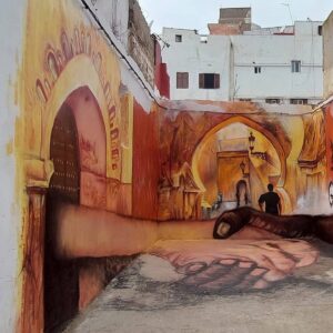 big wall festival national maroc 3d art 3